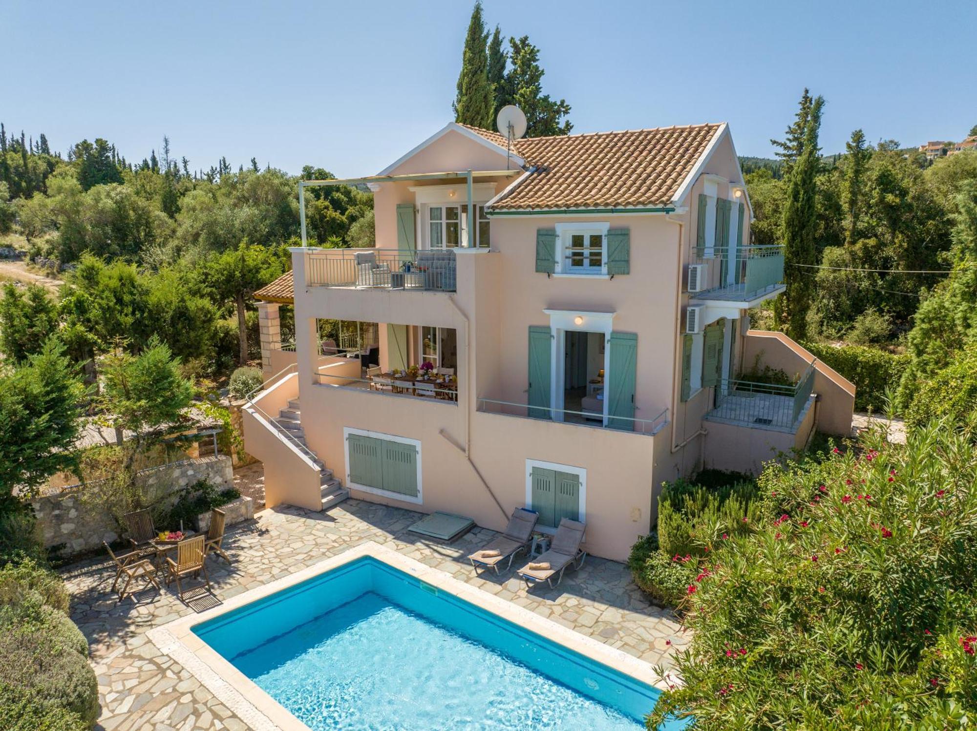 Вилла Garden House, Up To 8Px 1Km From Fiskardo Tselendata Экстерьер фото